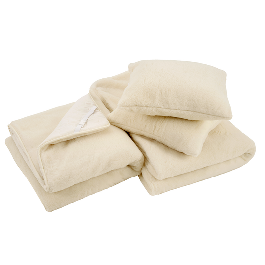 Ullsengesett i Merino Hvit